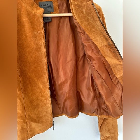 John Paul Richard Uniform Leather Suede Jacket - Picture 5 of 14